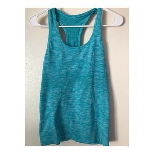 Blue lululemon tank